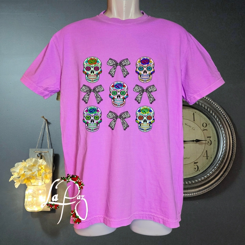 Halloween Calavera Sugar Skull Tshirt